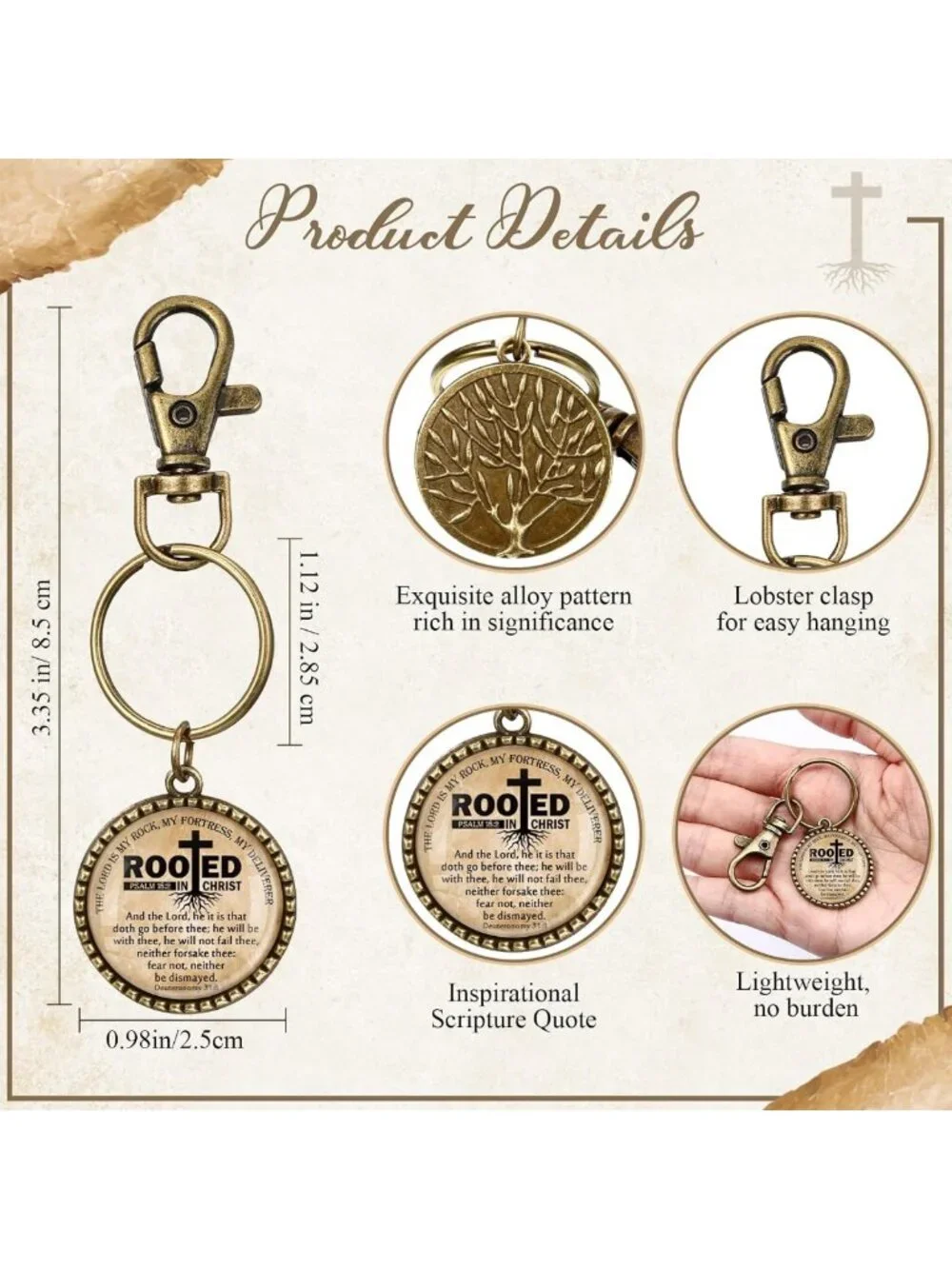 Religious Keychain Gifts for Men | Bulk Christian Accessories & Inspirational